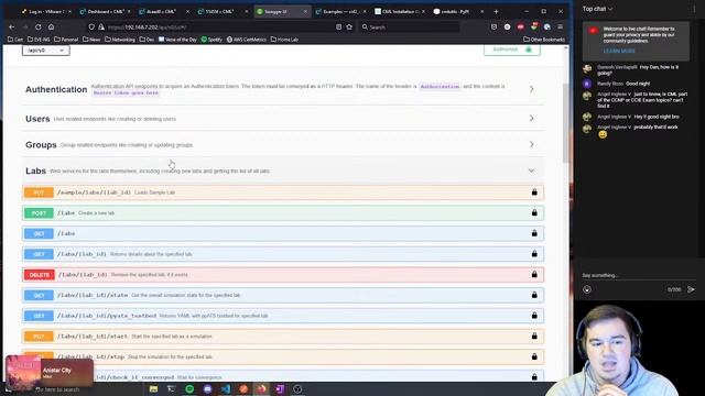Cisco Modeling Labs (CML) 2.2.3 API смотреть онлайн