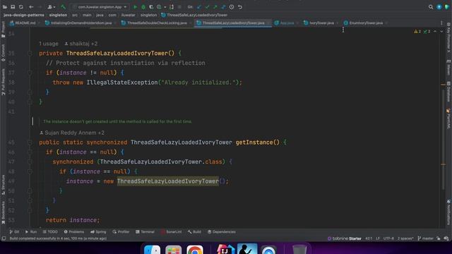 Singleton Design Pattern in Java смотреть онлайн