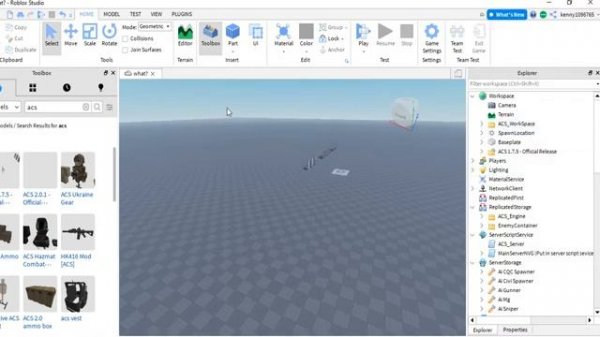 How to set up advanced combat system (ACS) in Roblox studio