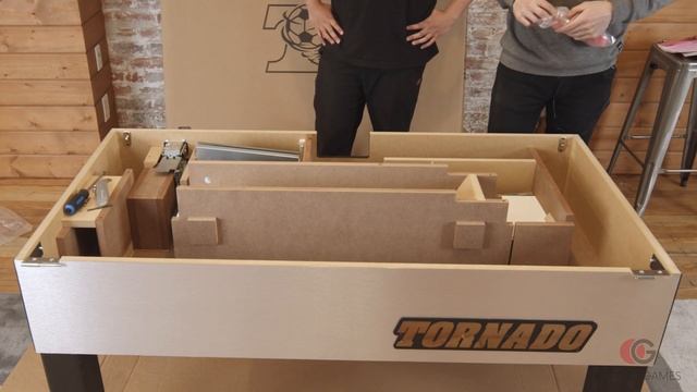 How To Set Up A Tornado T-3000 Foosball Table (Coin Operated) смотреть онлайн