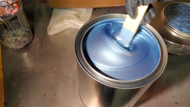 Arctic Blue Metallic Automotive Paint смотреть онлайн