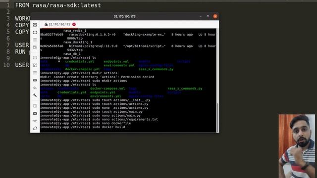 HOW TO CONNECT RASA X TO ACTION SERVER | DEPLOYMENT OF RASA CHATBOT ON MICROSOFT AZURE | PART - 4 смотреть онлайн