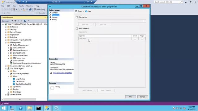 SQL DBA Batch 43 Class 65 Sql Server Alerts смотреть онлайн