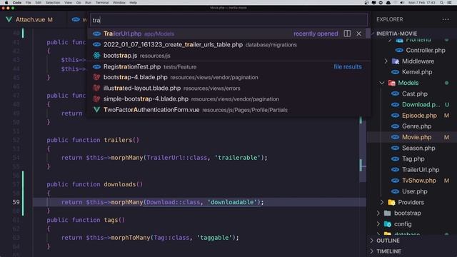 #20 Laravel Inertia JS Movie App - Add Download Functionality -Laravel Tutorial смотреть онлайн