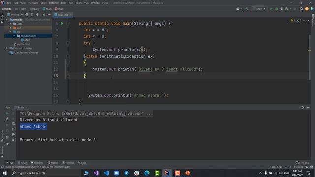 Handling Exceptions - Lec 33 - Java Programming смотреть онлайн