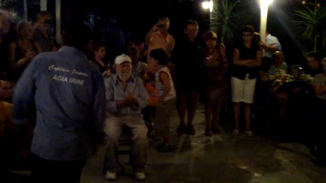 AGIA IRINI (2) with captain Jannis Friday night at Posidonion, Samos. Juni 2011. смотреть онлайн