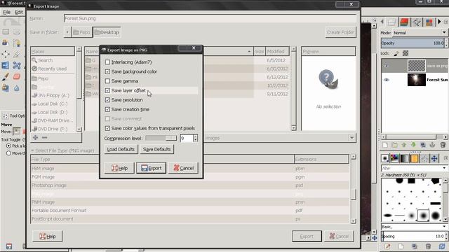 Export as PNG - GIMP Beginners' Guide ep128 смотреть онлайн