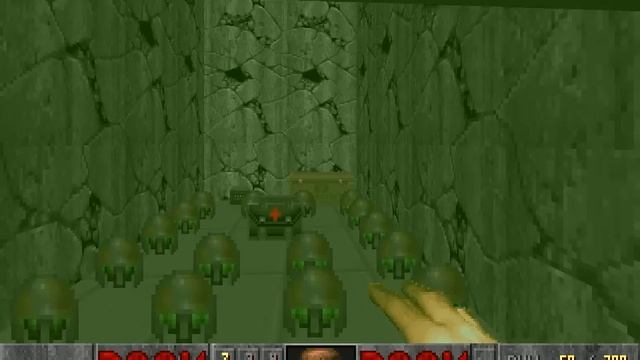 Doom II level 10, Refueling Base: Keys, Secrets, exit смотреть онлайн