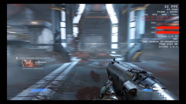 Doom On AMD A12-9800 Vulkan High Preset R7 IGPU смотреть онлайн