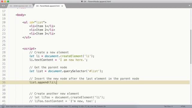 How to append elements with JavaScript смотреть онлайн