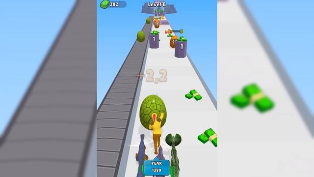 ЭВОЛЮЦИЯ СБОРА ДИНОЗАВРОВ! МАКСИМАЛЬНЫЙ УРОВЕНЬ! Dino Merge Run смотреть онлайн