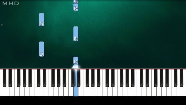 Piggy ROBLOX - DinoPiggy (Piano Tutorial Easy) смотреть онлайн