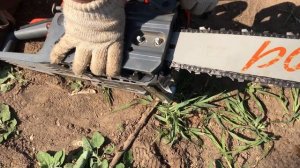 Замена Пильной Цепи в Бензопиле  Daewoo Power DACS 5820 XT. Цепь для продольного пиления.