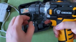 DEKO DCKCD12FU-Li ДЕШЕВАЯ китайская аккумуляторная дрель шуруповёрт ЗА КОПЕЙКИ с AliExpress