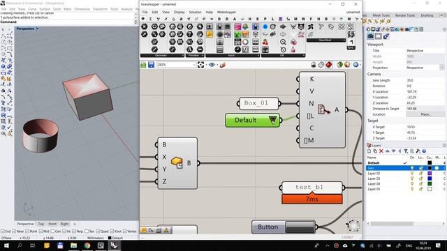Атрибуты в Rhino и Grasshopper. Плагин Elefront часть 1-я смотреть онлайн