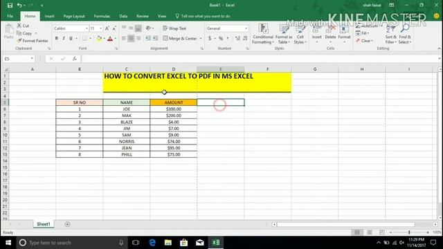 How to convert Excel to PDF without Converter смотреть онлайн