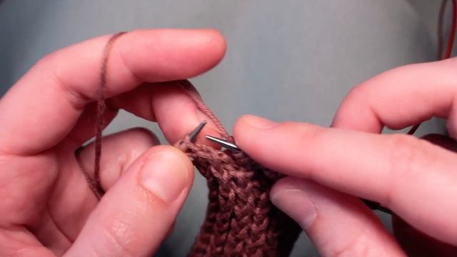 Объемный рукав с узой манжетой | Как удвоить петли для перехода в резинке 1х1 смотреть онлайн
