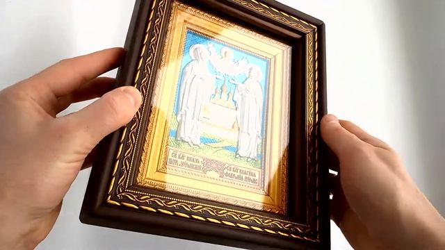 Икона благоверных Петра и Февронии Муромских (ручная работа) смотреть онлайн