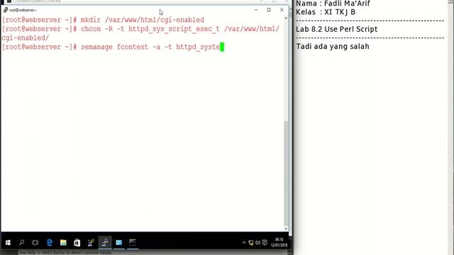 Lab 8.2 Use Perl Script смотреть онлайн