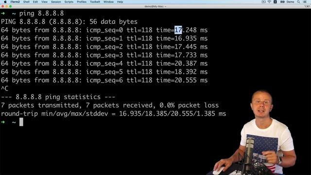 Measuring RTT (Round Trip Time) Using Ping Utility