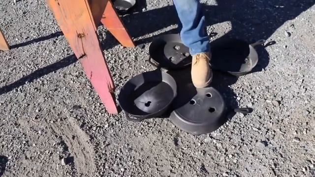 Пробьёт ли ПУЛЯ выпущенная из тяжелой снайперской винтовки 50 калибра ЧУГУННУЮ СКОВОРОДУ из pubg? смотреть онлайн