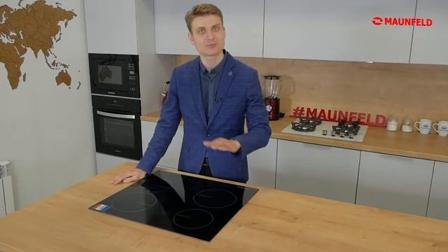 Стеклокерамическая панель MAUNFELD MVSE59 4HL BK смотреть онлайн