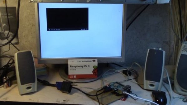 Тест  мини компьютера Raspberry Pi 3 Model B