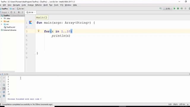 For Loop using kotlin смотреть онлайн