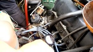 Замена масла в двигателе, промывка бензином двигателя.