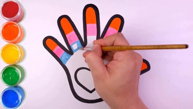 Bolalar uchun qo'llarni qanday chizish kerak/ Как нарисовать радугу вручную для детей раскраски смотреть онлайн