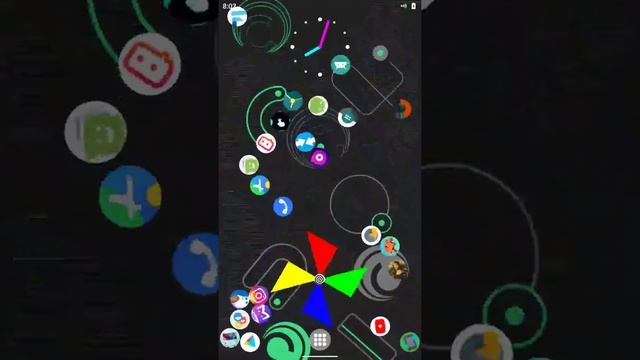 A funny android launcher app, rolling icons - Gravity launcher X! смотреть онлайн