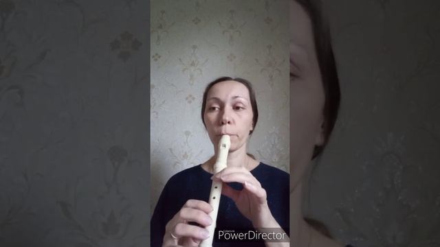 Видеоурок по блокфлейте. Песенка "ОГАРЕК". смотреть онлайн