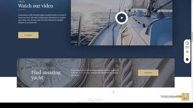 Lamaro - Yacht Club and Rental Boat Service WordPress Theme sailor ocean Nanaka