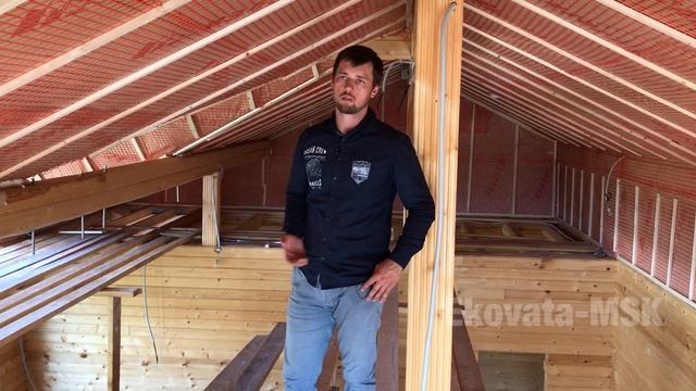 Современная технология утепления - теплокаркас. Утепление кровли. смотреть онлайн