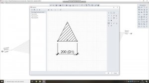 Построение треугольного сечения в редакторе профилей Renga.