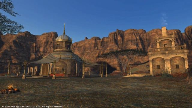 Final Fantasy XIV 1.0 - Timelapse Across Thanalan (Recorded Feb 2023)