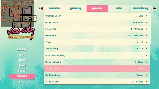 Grand Theft Auto Vice City The Definitive Edition RX570(I7-4790) смотреть онлайн