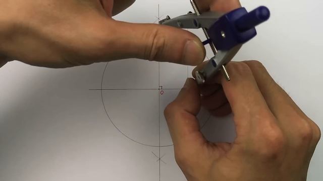 Draw pentagon with compass, inscribe a given circle.(Step-by-Step) смотреть онлайн