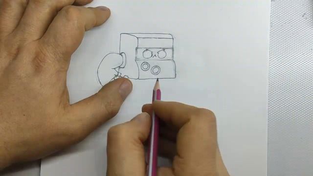 Как нарисовать 8-Бит - Бравл Старс - How draw 8-Bit - Brawl Stars смотреть онлайн