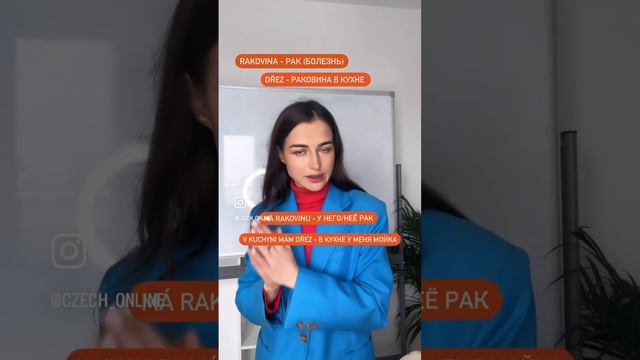 🇨🇿 rakovina - рак (болезнь), dřez - раковина в кухне, umyvadlo - раковина в ванной комнате смотреть онлайн