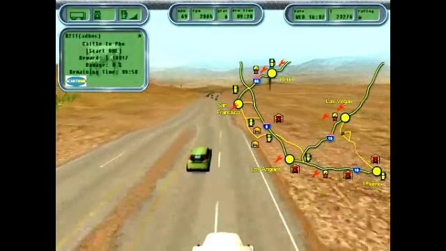 play thru of hard truck 18 wheels of steel pt1 смотреть онлайн
