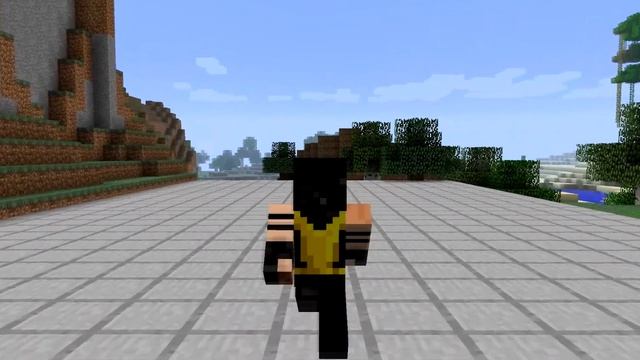 Mortal Combat Scorpion Minecraft Skin Spotlight смотреть онлайн