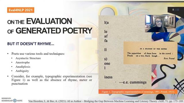 On the Evaluation of Generated Poetry смотреть онлайн