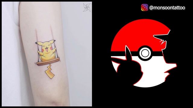 BEST POKEMON Anime TATTOOS - How To Catch Them All смотреть онлайн