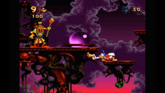 Super Nintendo (Snes) 16-bit Donald Duck Cold Shadow Level 8 The Mojo Stronghold (Крепость Монджо)