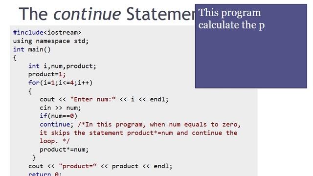 break, continue, goto & exit in C++ (Jump Statement) смотреть онлайн