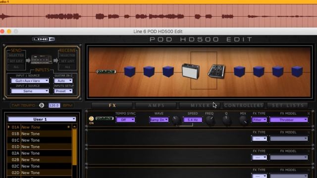 POD HD500 As A SYNTH - TEST With All Synth Patches Pod Hd 500 Line 6
