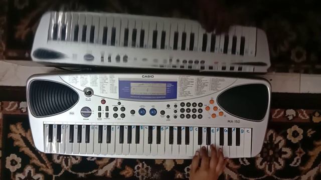 How to play full twinkle twinkle little star on Casio MA 150 смотреть онлайн