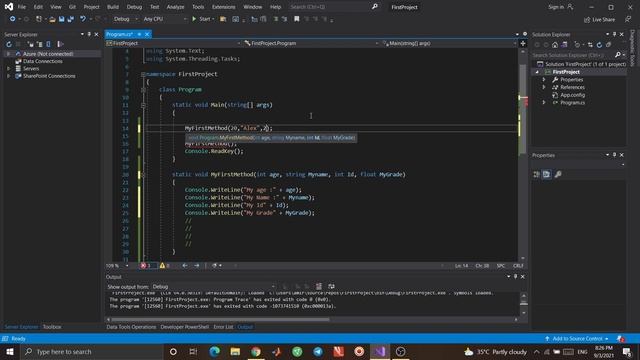 What is a Method, Method with parameters, Method overloading | C# tutorial | Episode 6 смотреть онлайн