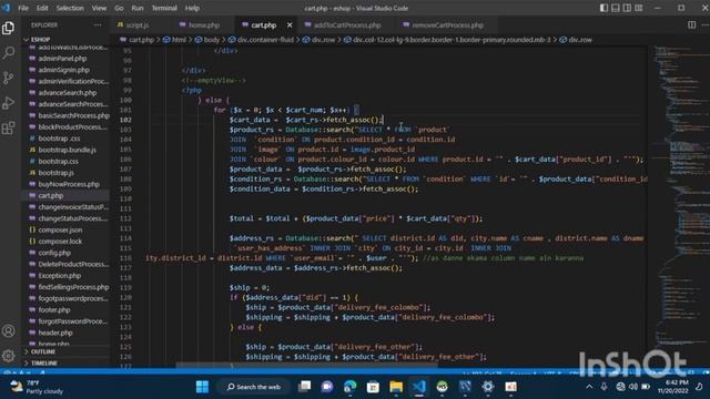 [28] Program the cart page including product adding and viewing process смотреть онлайн